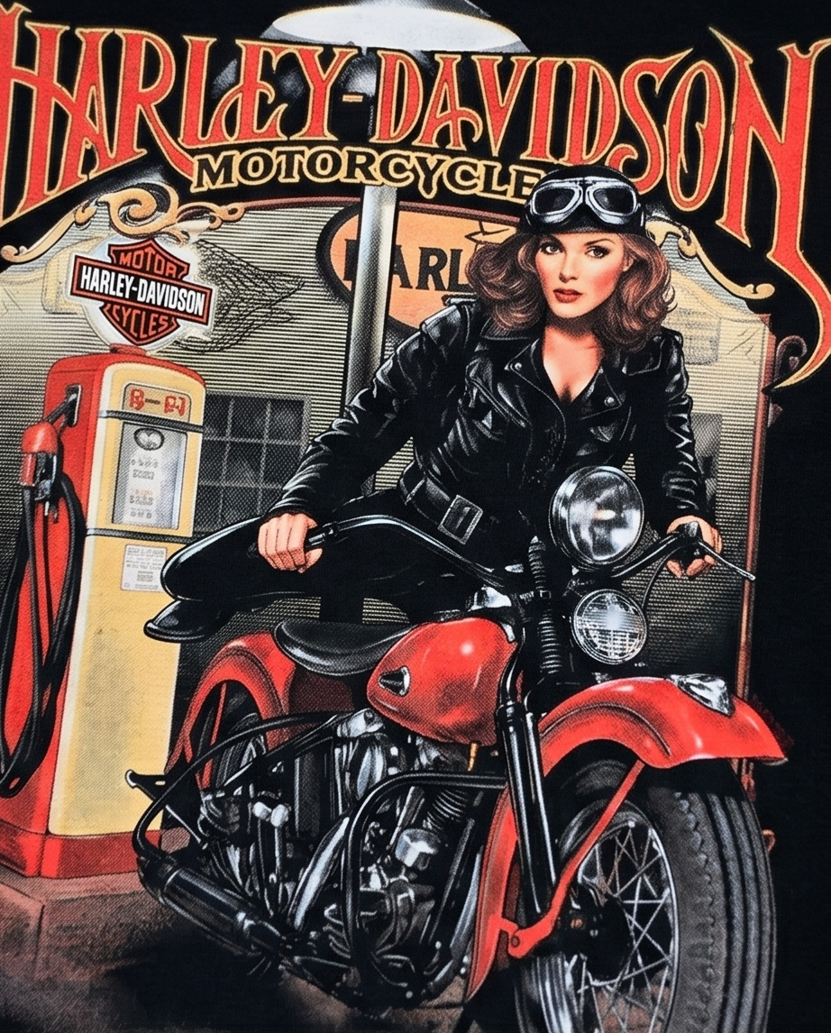 Harley-Davidson of NYC Pin-Up Ride Men's T-shirt RkStratman