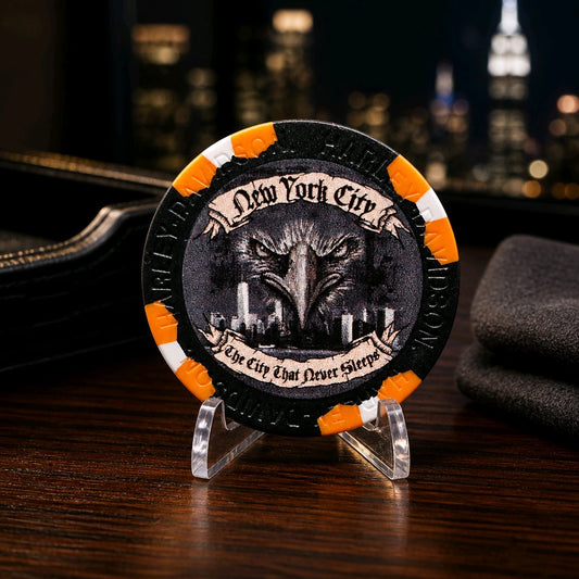 Harley Davidson of NYC Dealer Affliction Poker Chip Dart World
