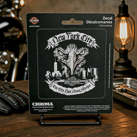Harley Davidson of NYC Dealer Affliction Skyline Decal Chroma