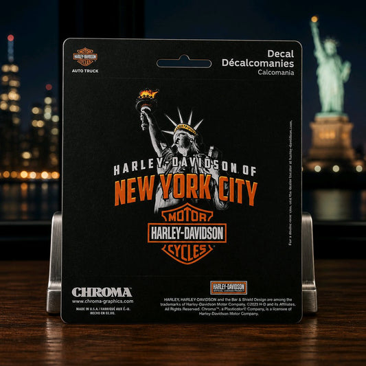 Harley Davidson Of NYC Dealer Liberty Decal Chroma