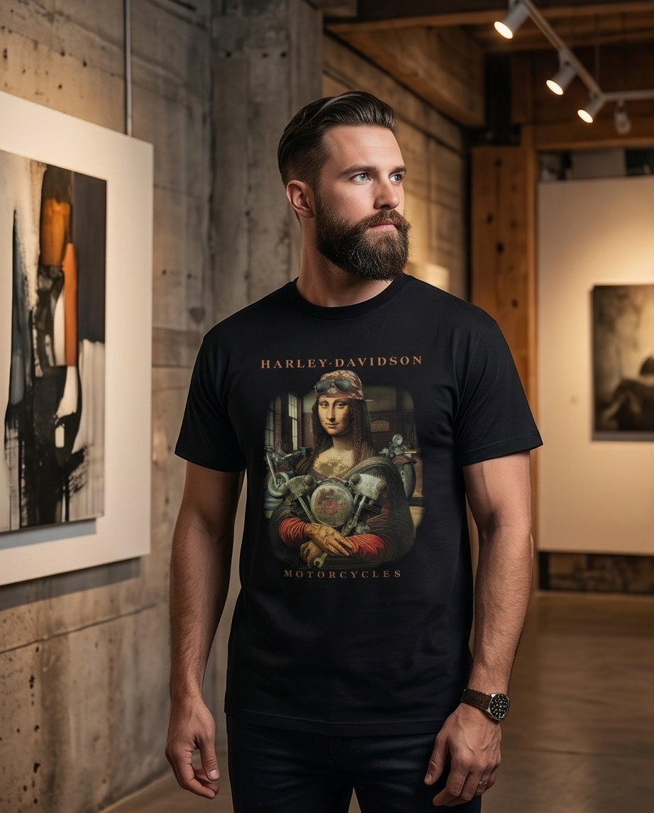 Harley Davidson Of NYC Men's Master Peace  Dealer Tee RkStratman