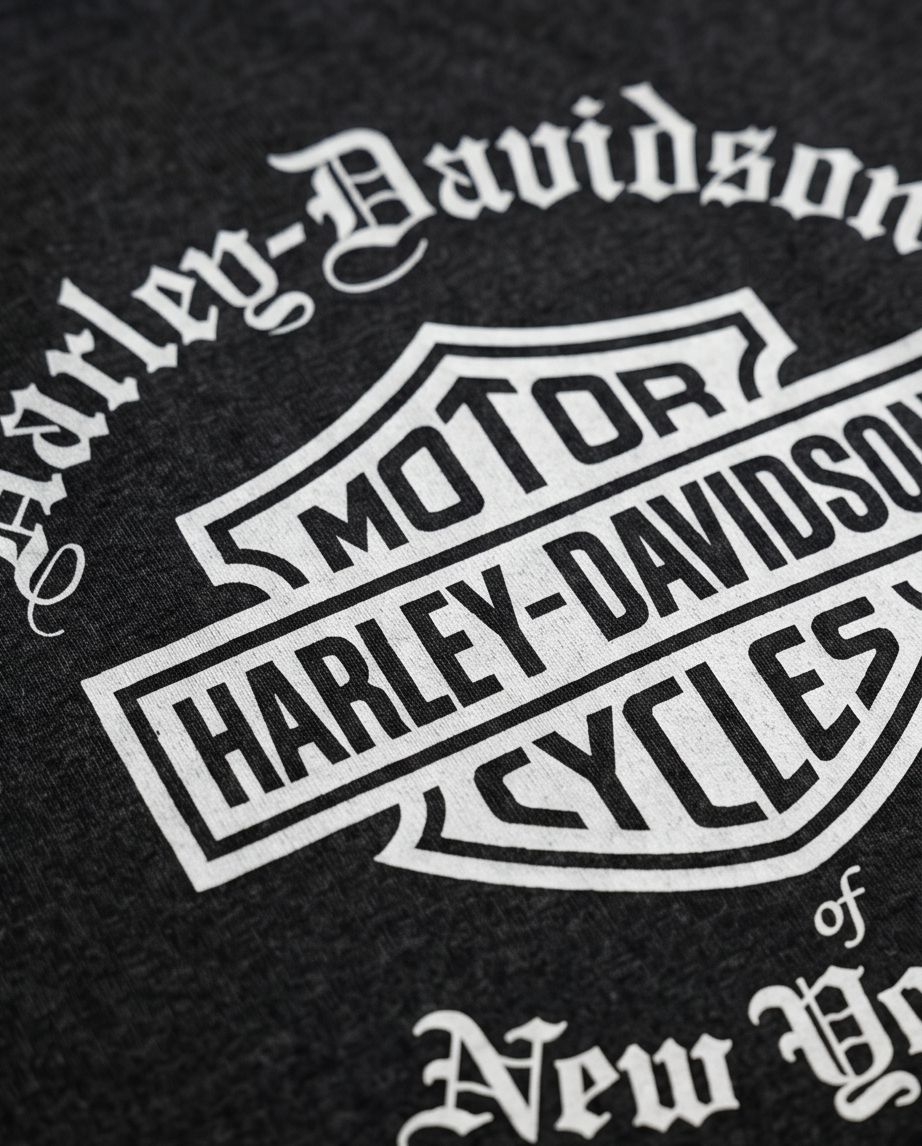 Harley Davidson Of NYC Men's Short Sleeve Dealer Old English T-shirt RkStratman