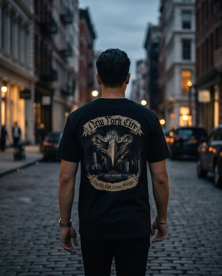 Harley Davidson Of NYC Affliction's Dealer T-shirt RkStratman