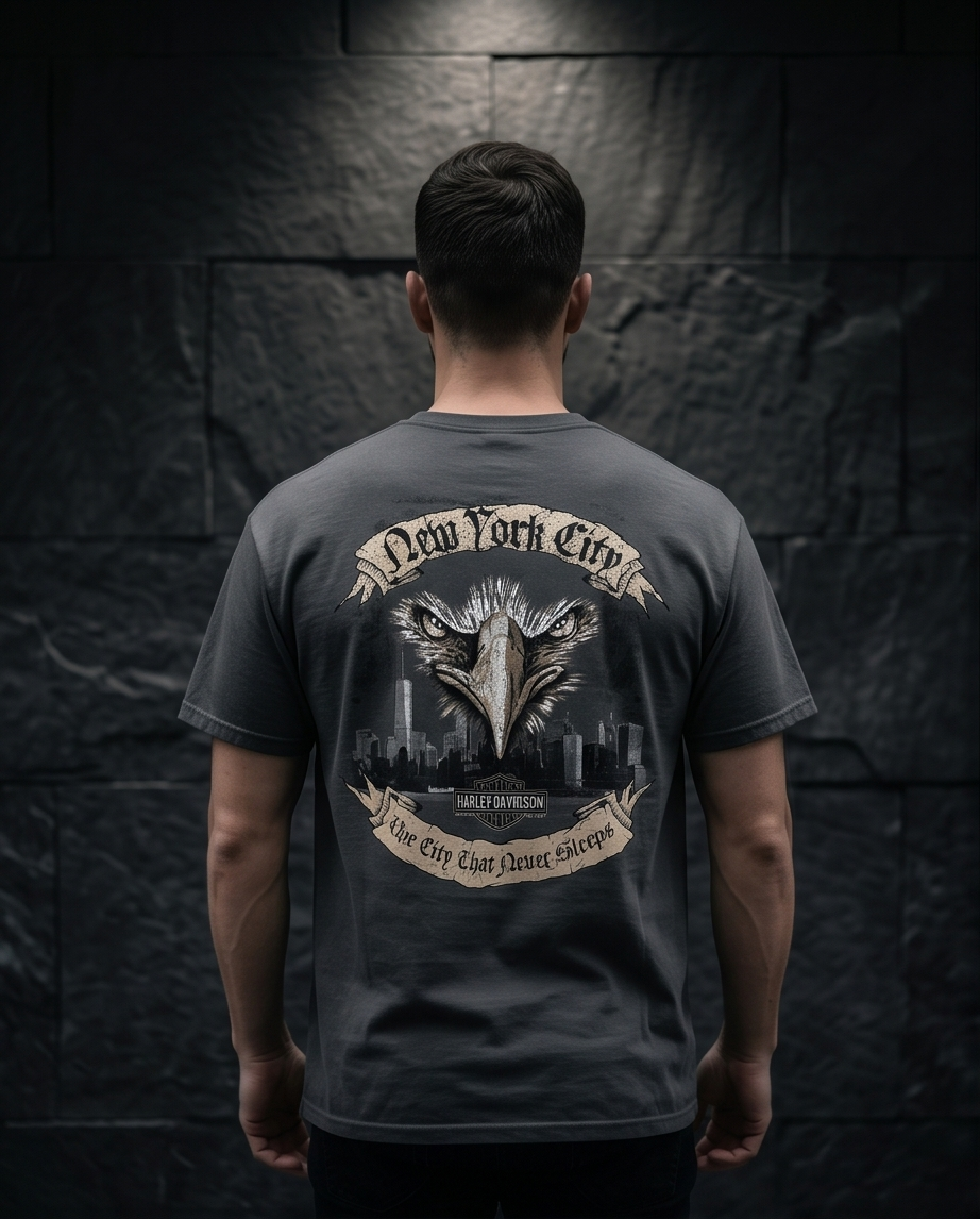 Harley Davidson Of NYC Affliction's Dealer T-shirt RkStratman