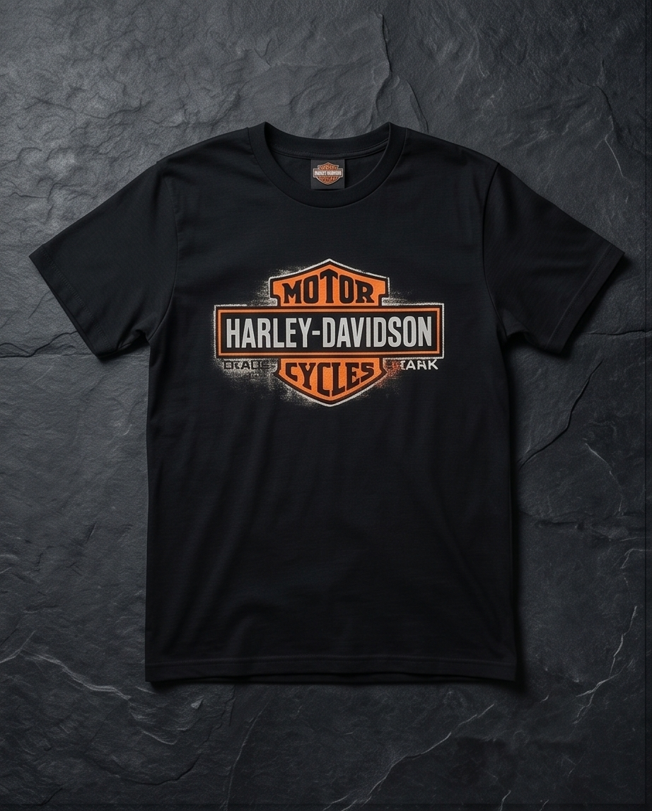 Harley Davidson Of NYC Men's Short Sleeve Dealer Sepiacollag T-shirt Bravado
