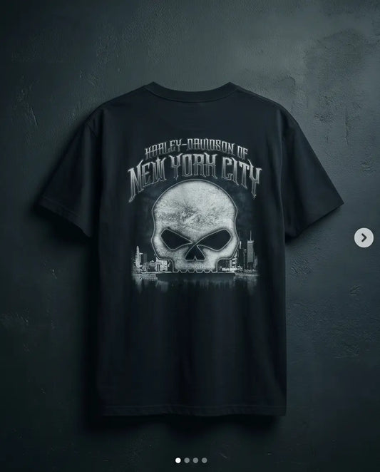 Harley Davidson Of NYC Willie-G Men's Dealer T-shirt RkStratman