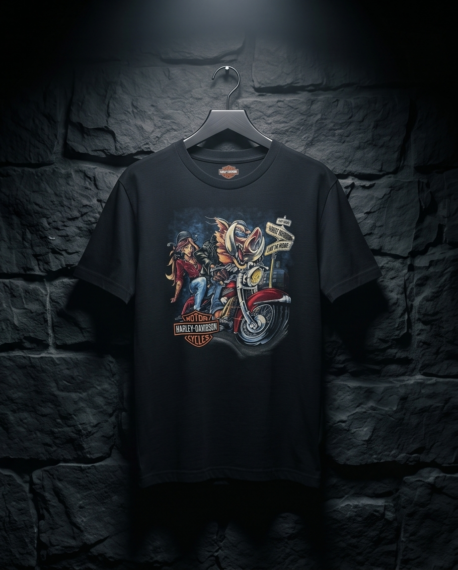 Harley Davidson of NYC Hog Ride Men's Dealer Short Sleeve Tee RkStratman