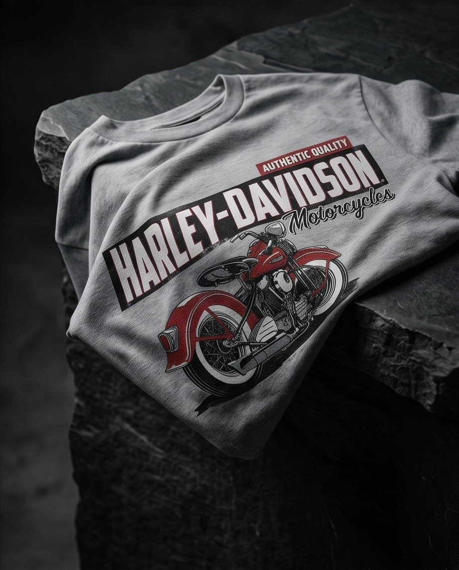 Harley Davidson of NYC Dealer Retro Men's T-shirt Bravado