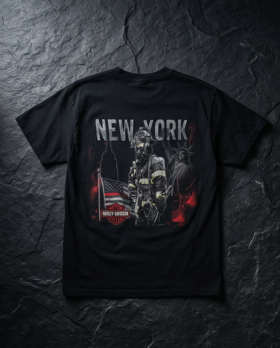 Harley Davidson Of NYC Men's Short Sleeve Dealer Brave T-shirt RkStratman