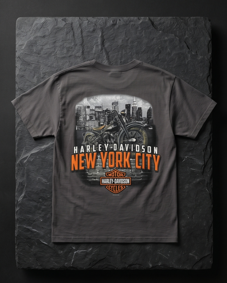 Harley Davidson Of NYC Men's Short Sleeve Dealer Liberty T-shirt RkStratman