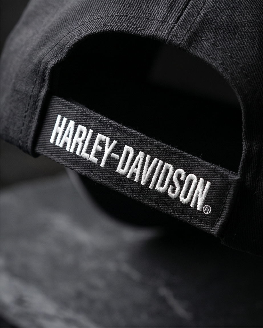 Harley Davidson Of NYC Dealer Bar & Shield Baseball Cap Black Bravado