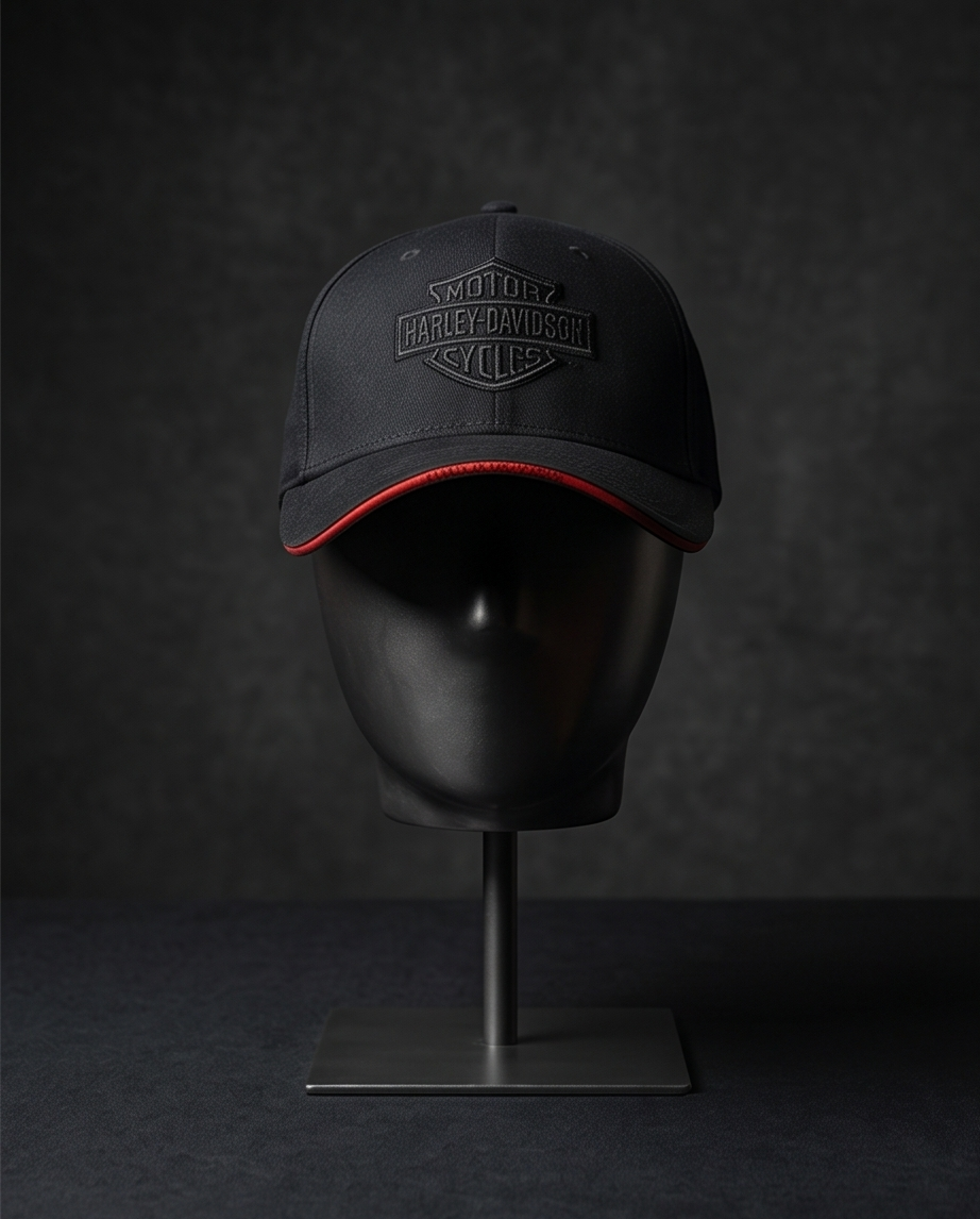 Harley Davidson Of NYC Dealer Bar & Shield Baseball Cap Black Bravado