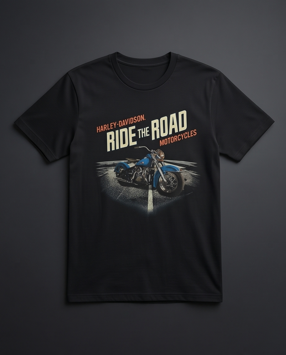 Harley Davidson of NYC Dealer Vintage Men's T-Shirt Bravado