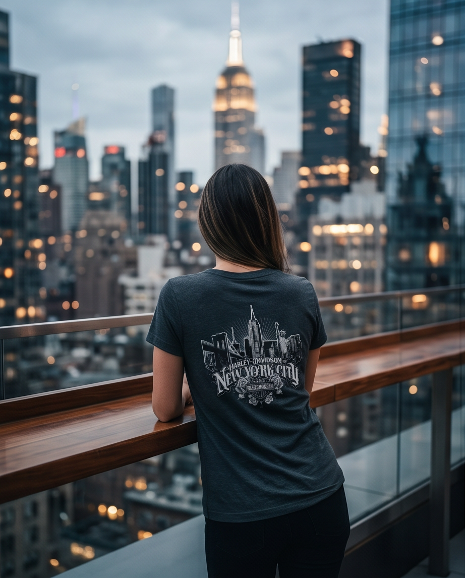 Harley Davidson Of Nyc Sharp Scoop Women's T-shirt RkStratman