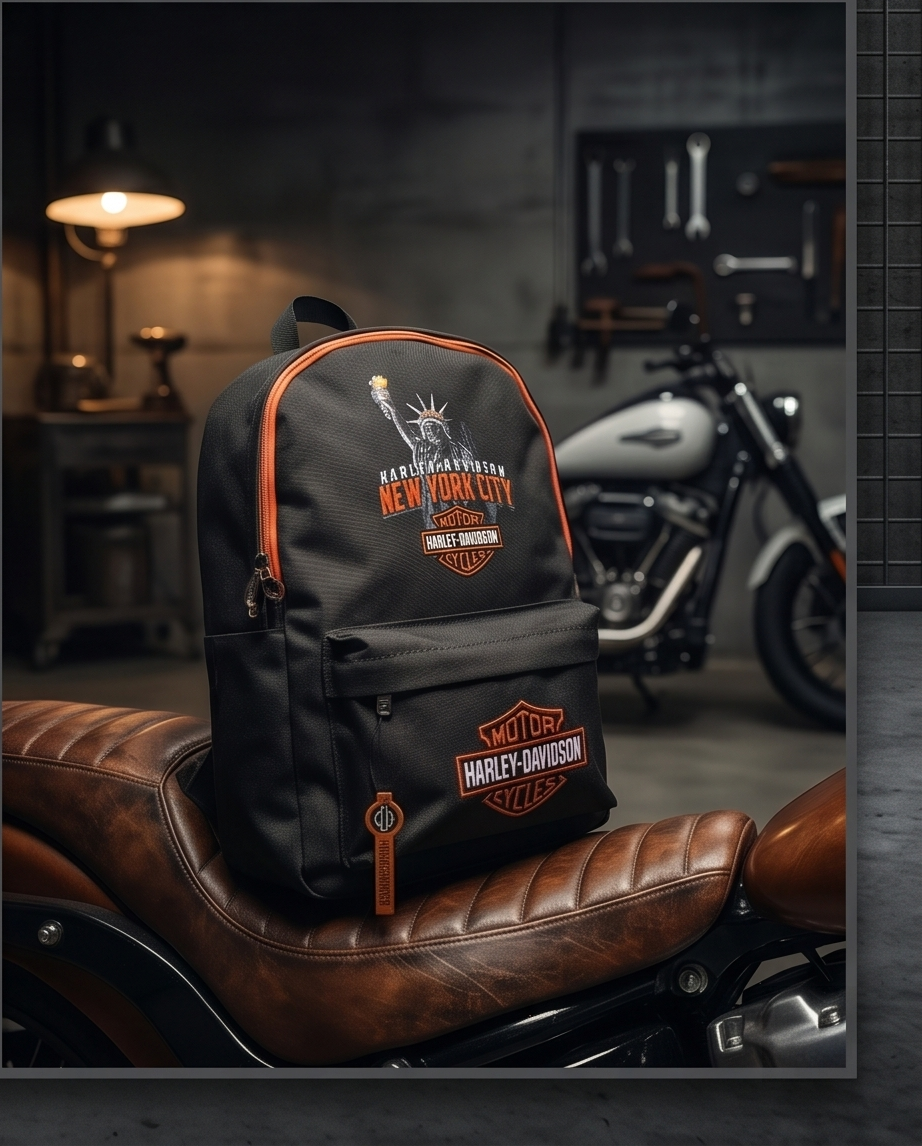 Harley Davidson of NYC Dealer Skyline Liberty BackPack Athalon