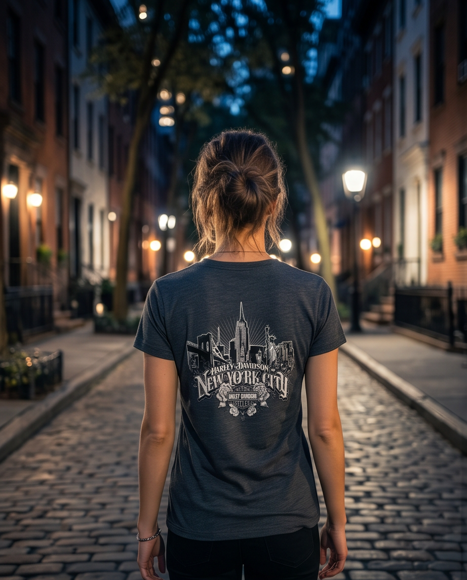 Harley Davidson Of Nyc Sharp Scoop Women's T-shirt RkStratman