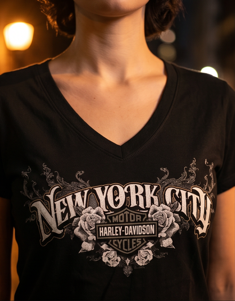 Harley Davidson Of Nyc Sharp Scoop Women's T-shirt RkStratman