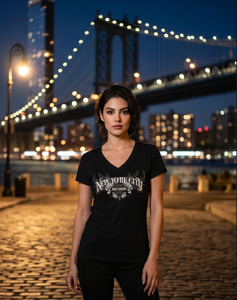 Harley Davidson Of Nyc Sharp Scoop Women's T-shirt RkStratman