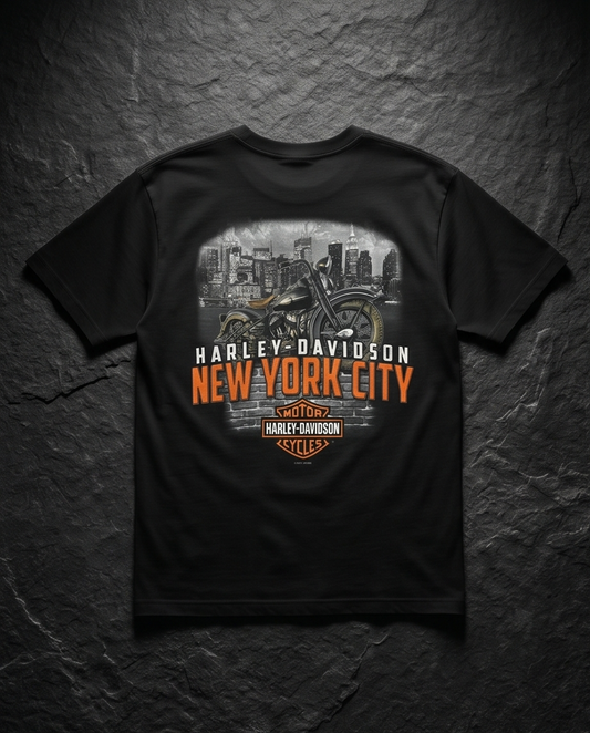 Harley Davidson Of NYC Men's Short Sleeve Dealer Liberty T-shirt RkStratman