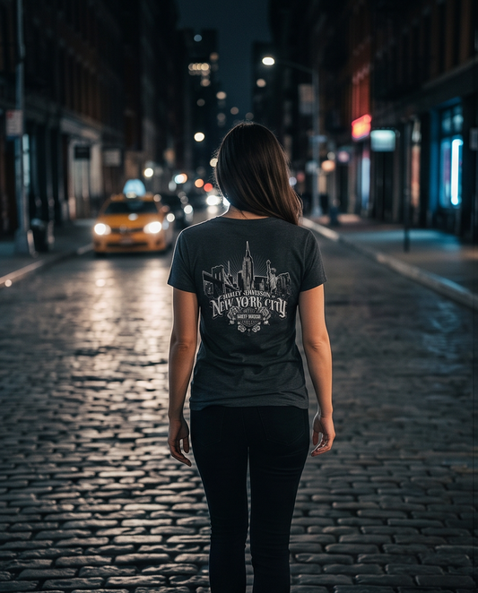 Harley Davidson Of Nyc Sharp Scoop Women's T-shirt RkStratman