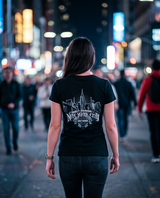 Harley Davidson Of Nyc Sharp Scoop Women's T-shirt RkStratman