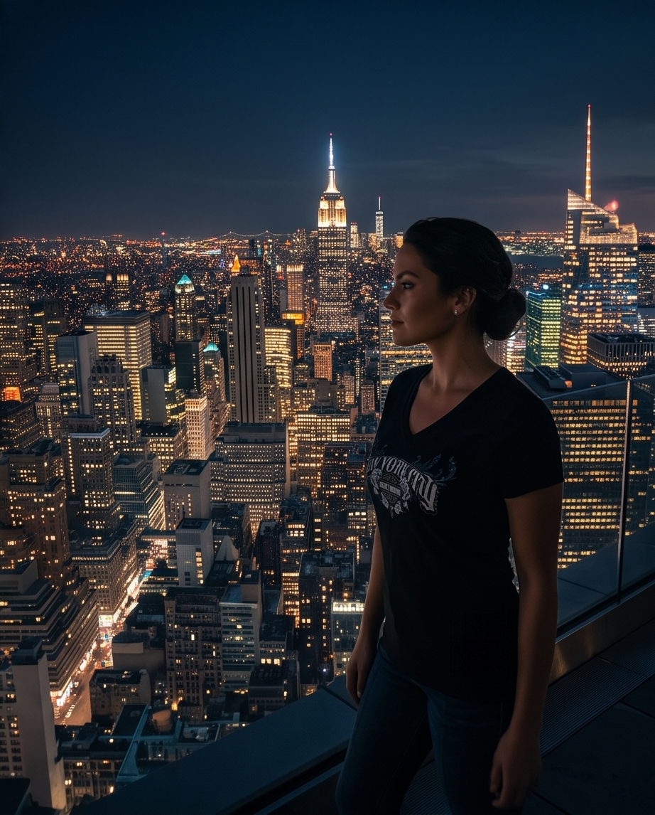 Harley Davidson Of Nyc Sharp Scoop Women's T-shirt RkStratman