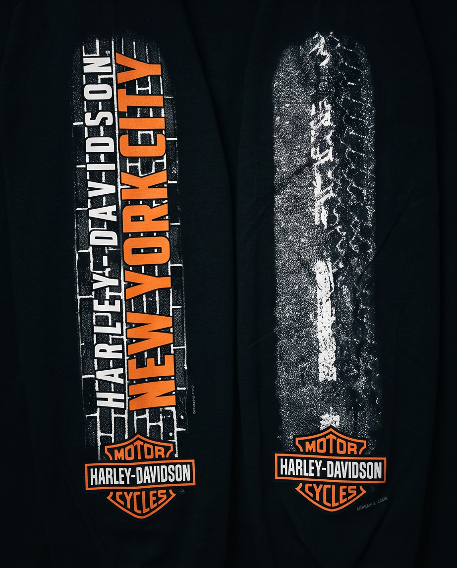 Harley Davidson Of NYC Men's Long Sleeve Dealer Liberty T-shirt RkStratman