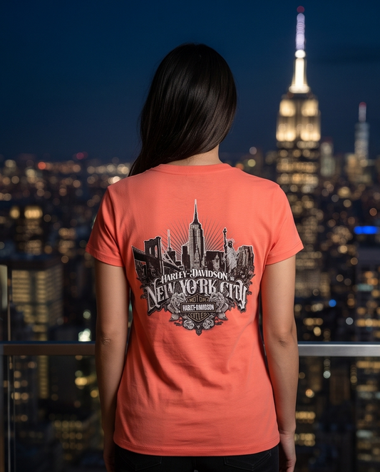 Harley Davidson Of Nyc Sharp Scoop Women's T-shirt RkStratman