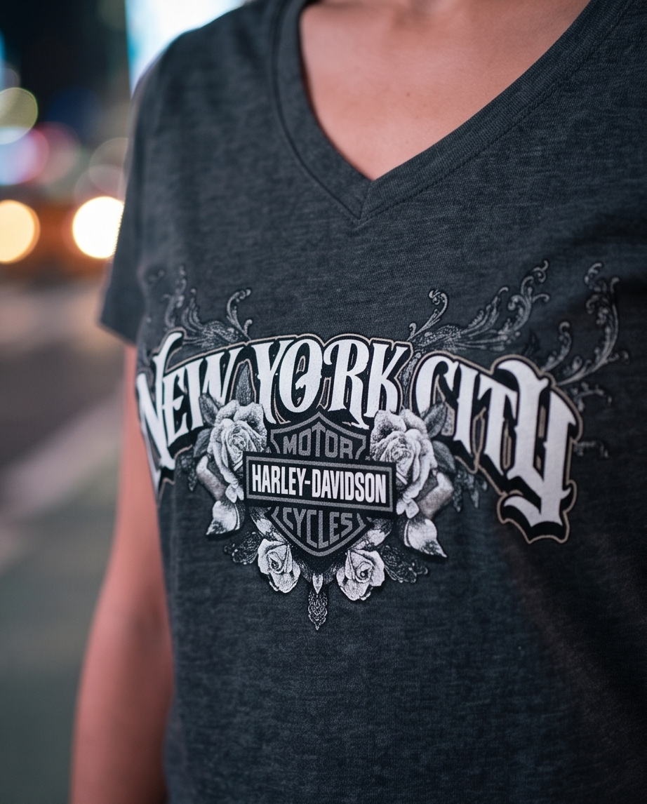 Harley Davidson Of Nyc Sharp Scoop Women's T-shirt RkStratman