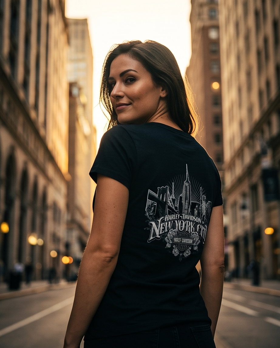 Harley Davidson Of Nyc Sharp Scoop Women's T-shirt RkStratman