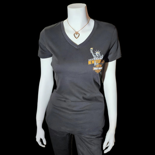 Harley Davidson Of Nyc Liberty Women's Skyline tee - Harley Davidson Of Nyc