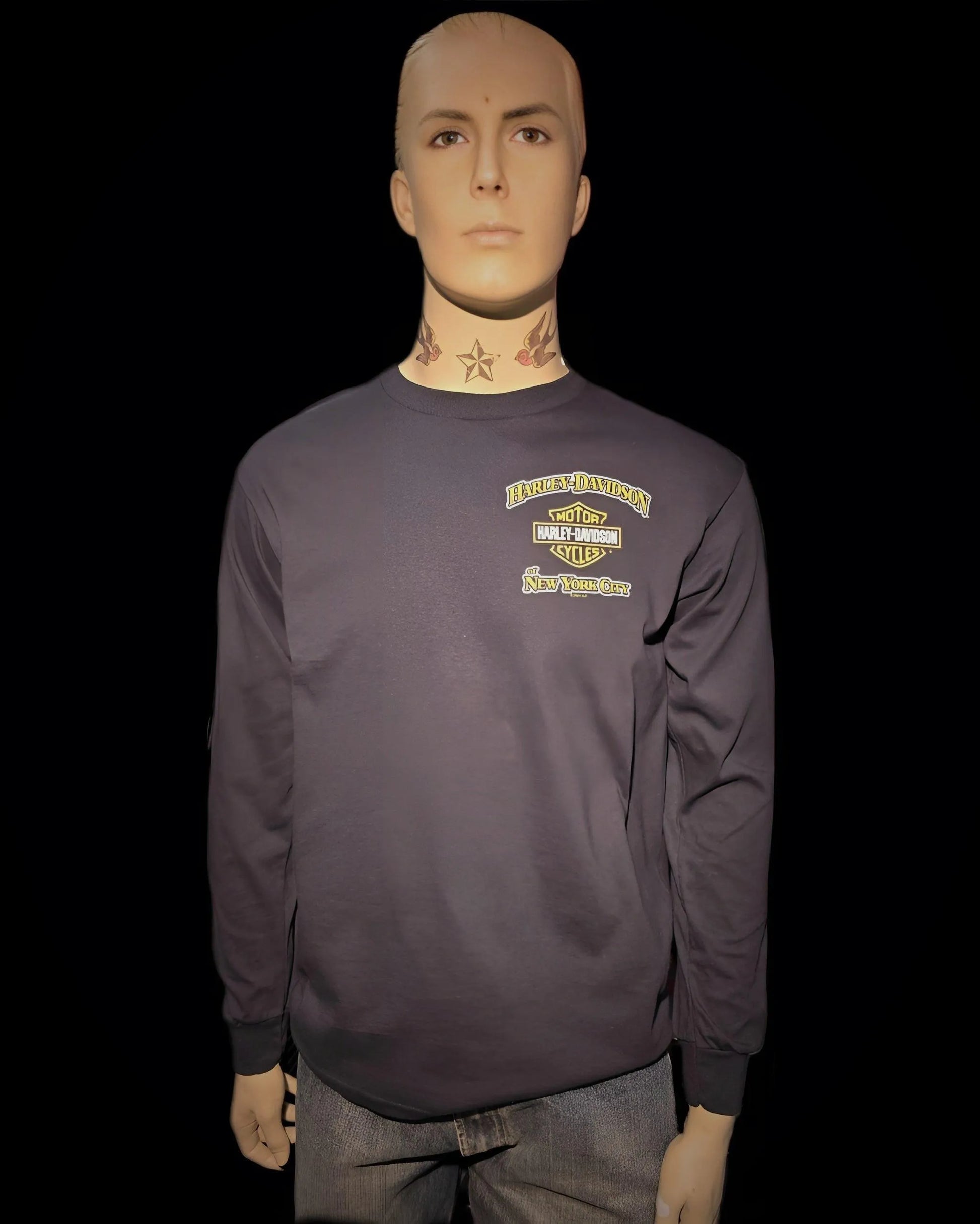 Harley Davidson Of NYC Men's Long Sleeve Dealer Time Square T-shirt - Harley Davidson Of Nyc