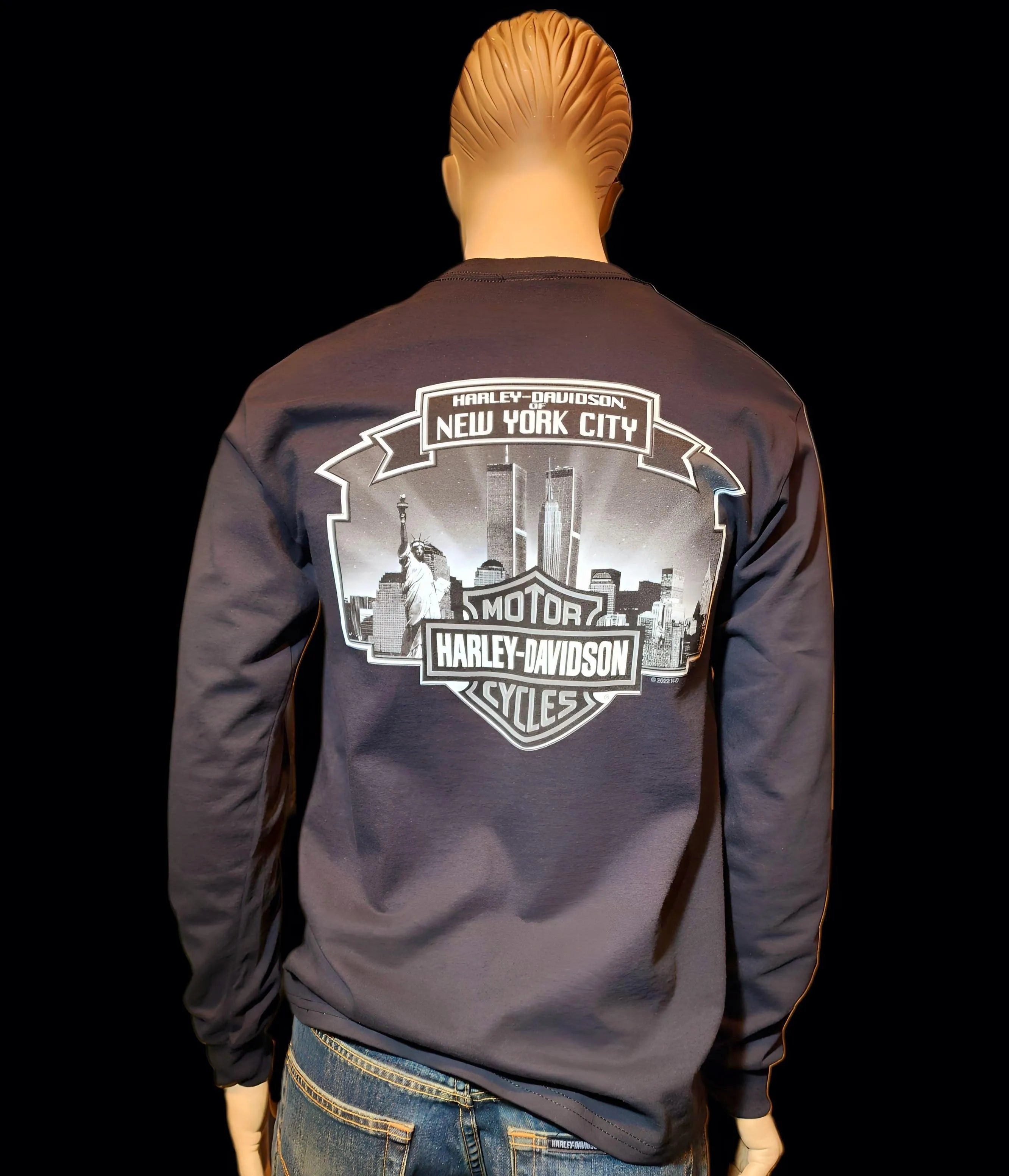 Harley Davidson Of NYC Men's Dealer Twin Towers T-shirt