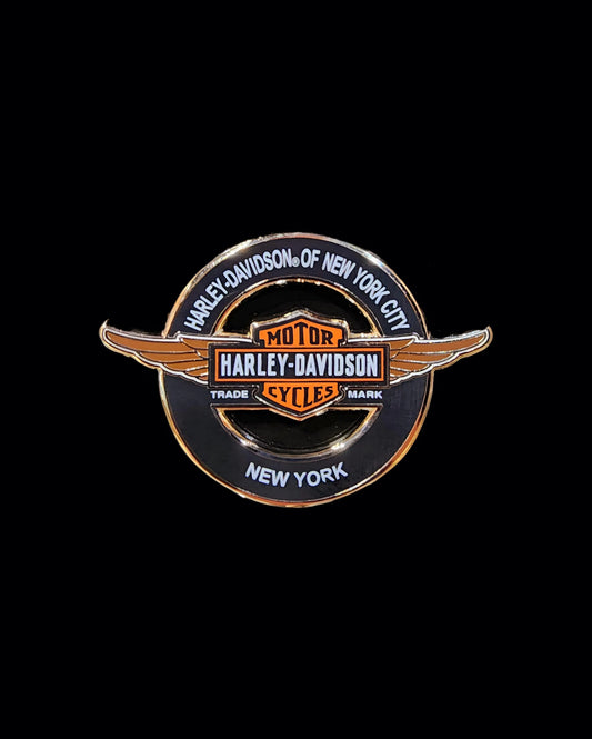 Harley Davidson Of NYC Upwing-B&S Dealer Pin - Harley Davidson Of Nyc