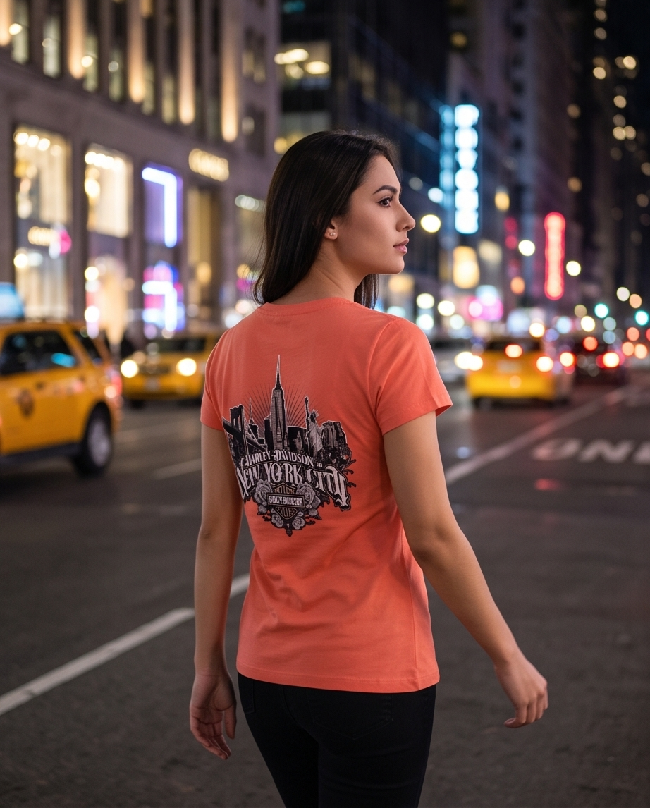 Harley Davidson Of Nyc Sharp Scoop Women's T-shirt RkStratman