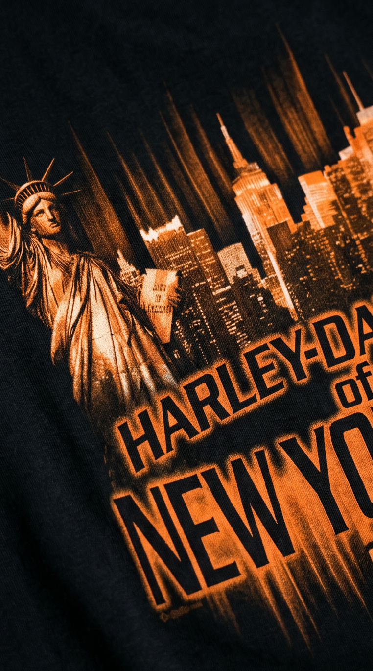 Harley Davidson Of Nyc Women's Reflections Skyline Tee RkStratman